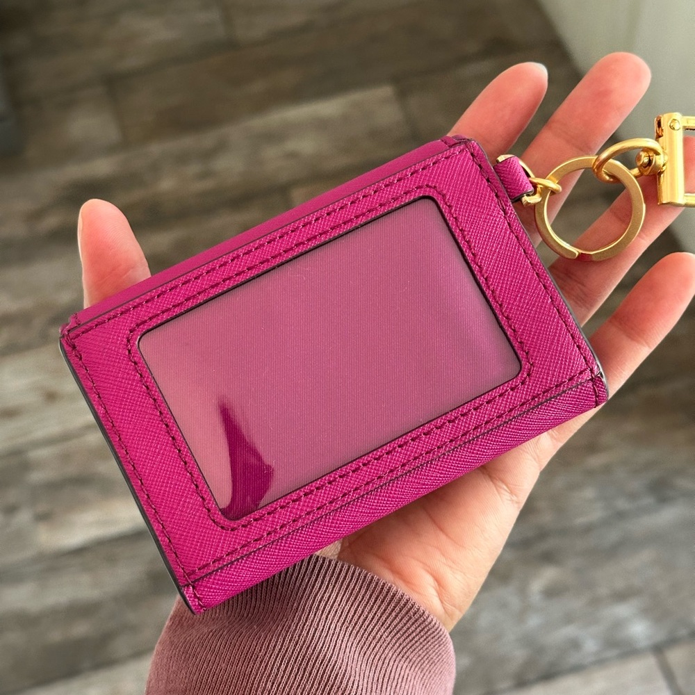 New Tory Burch Emerson chain wallet hot pink - Picture 3 of 5